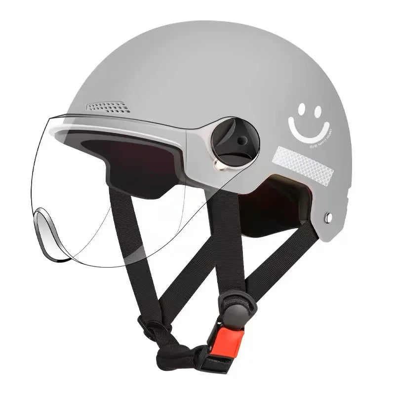 Premium Protective Helmet with Goggles – 3C Certified