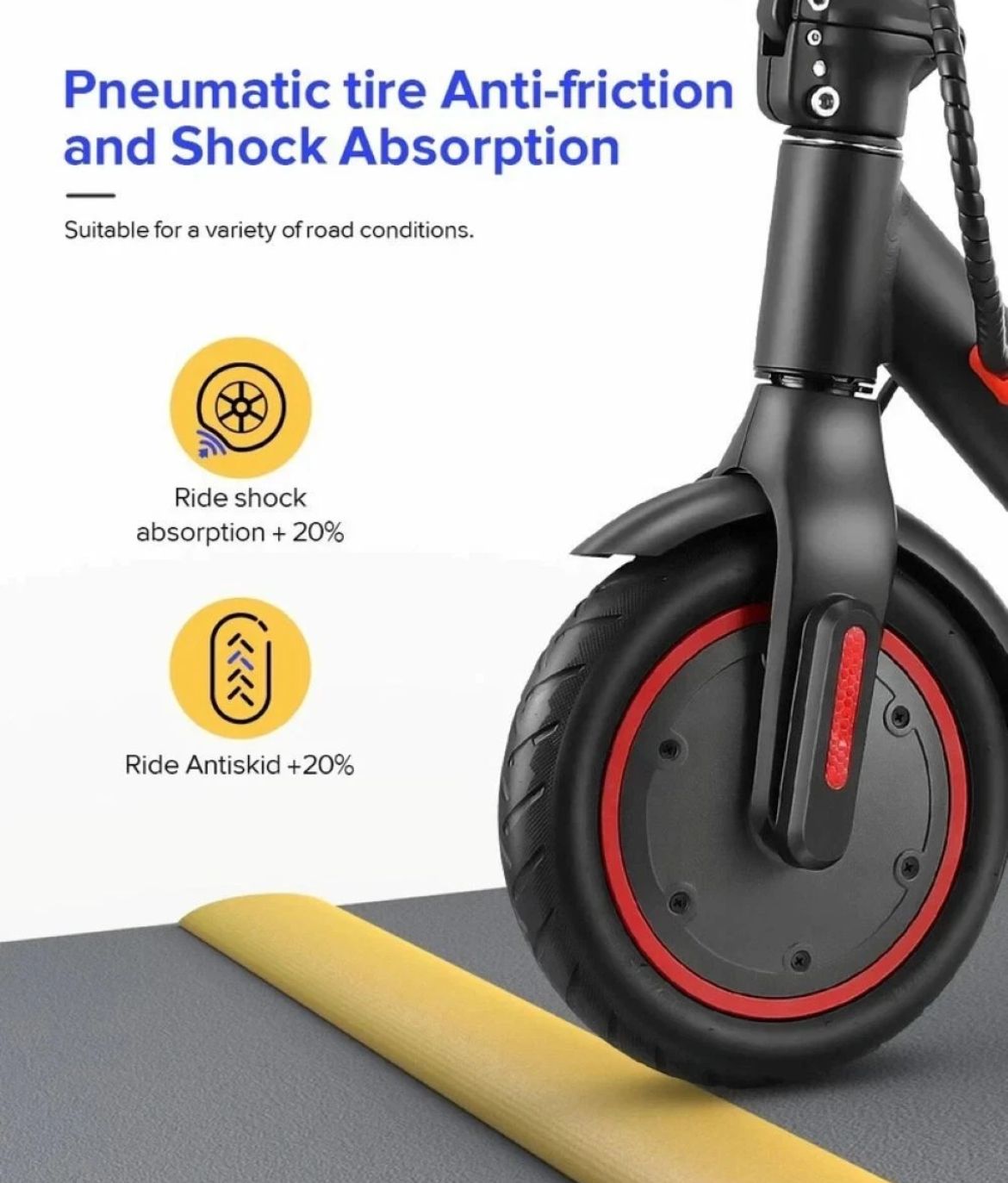 Electric Scooter 900W - Foldable Adult Commuter with Long Range Battery