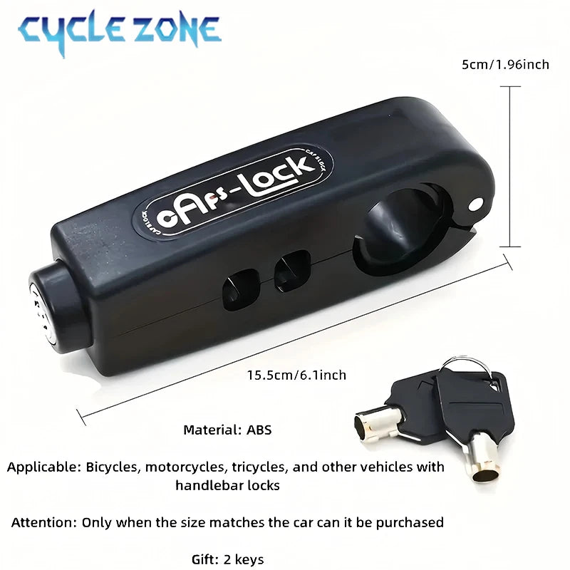 Heavy-Duty Anti-Theft Lock for Electric Scooters, Brake Handlebar Security Lock