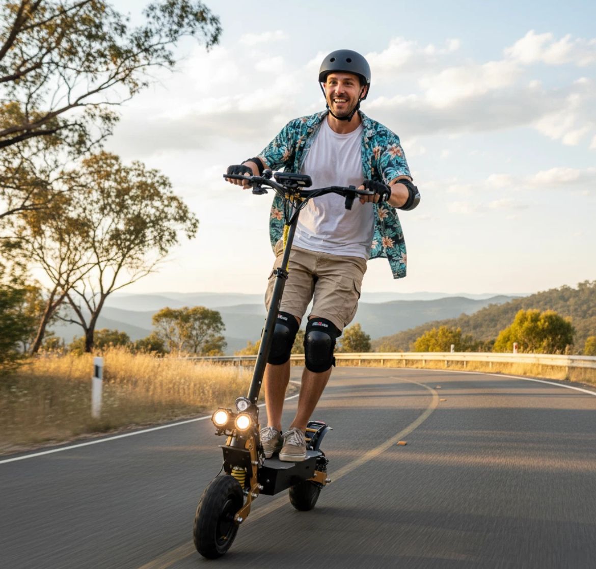 High-Performance 4000W Dual-Motor Electric Scooter