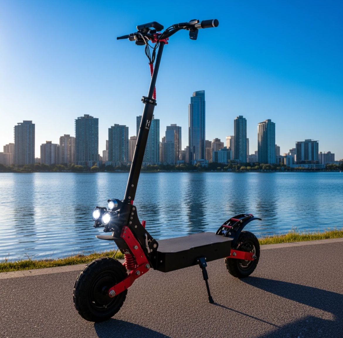 High-Performance 4000W Dual-Motor Electric Scooter