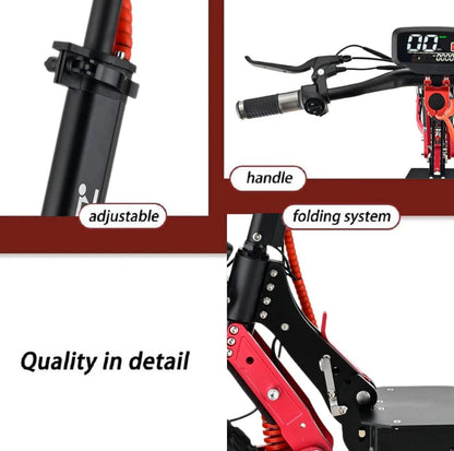 High-Performance 4000W Dual-Motor Electric Scooter