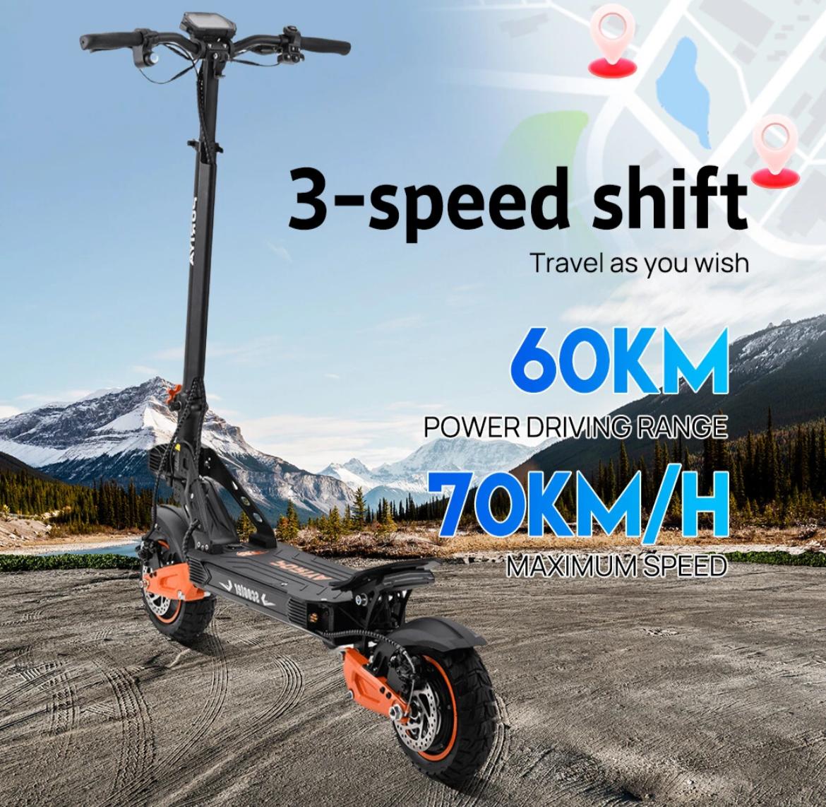3000W Volt Electric Scooter - High-Performance Adults Only