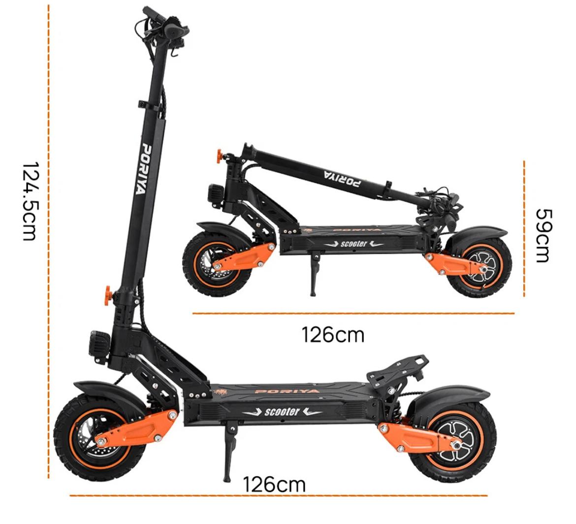 3000W Volt Electric Scooter - High-Performance Adults Only