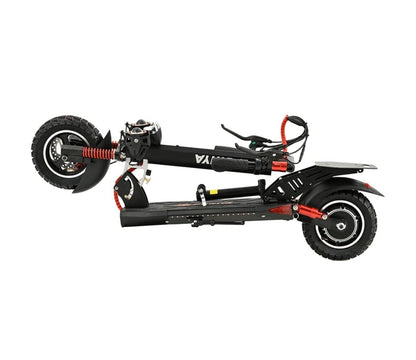 2000W Electric Scooter with Rear Wing - 50km Range, Off-Road Tires, Detachable Seat