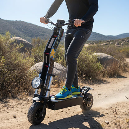 PORIYA 3500W 80KM/H Electric Scooter NFC Start Adult Foldable RGB off Road