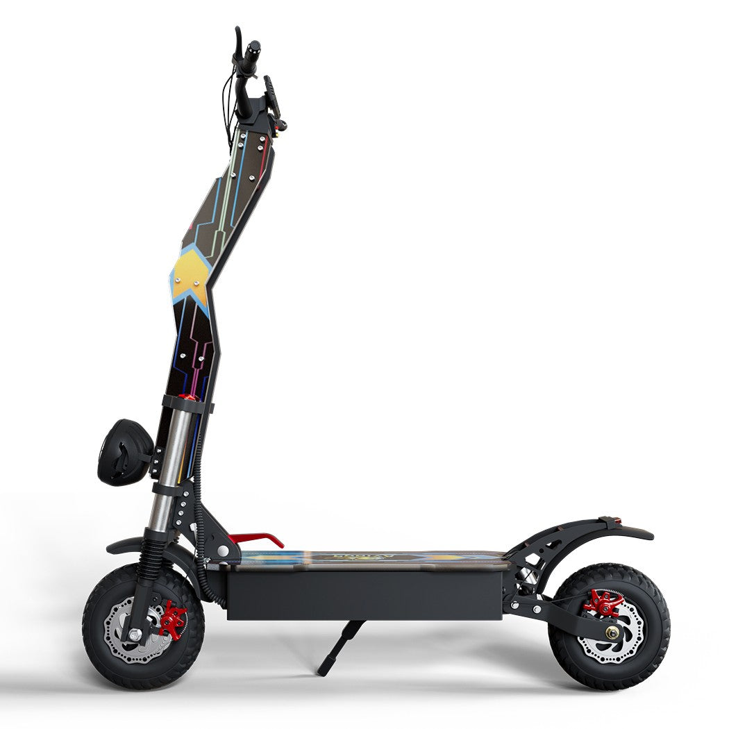 PORIYA 3500W 80KM/H Electric Scooter NFC Start Adult Foldable RGB off Road