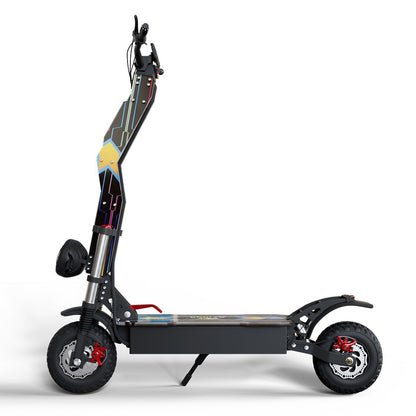 PORIYA 3500W 80KM/H Electric Scooter NFC Start Adult Foldable RGB off Road